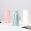 Creative plastic vases, simple and modern flower arrangements, diamond-shaped origami vases, dry and wet flower vases, living room ornaments details Picture